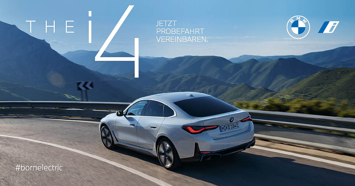 BMW Elektrofahrzeuge - jetzt Probefahrt vereinbaren
